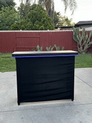 4’ wide LED Bar Table